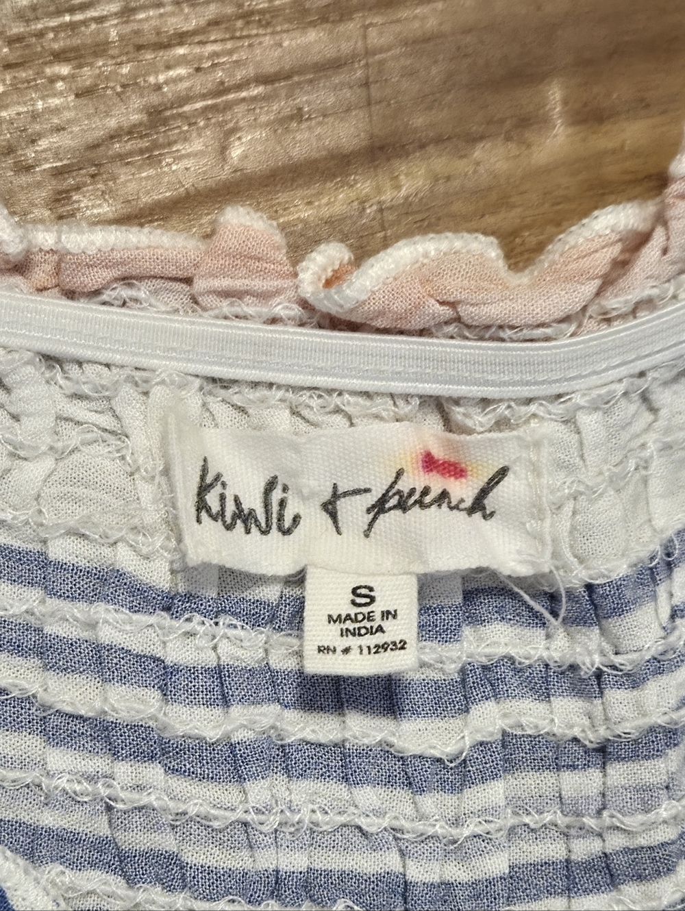 Kiwi + Punch Striped 2-Piece Tube Top & Pant Set Size Small - Picture 3 of 10